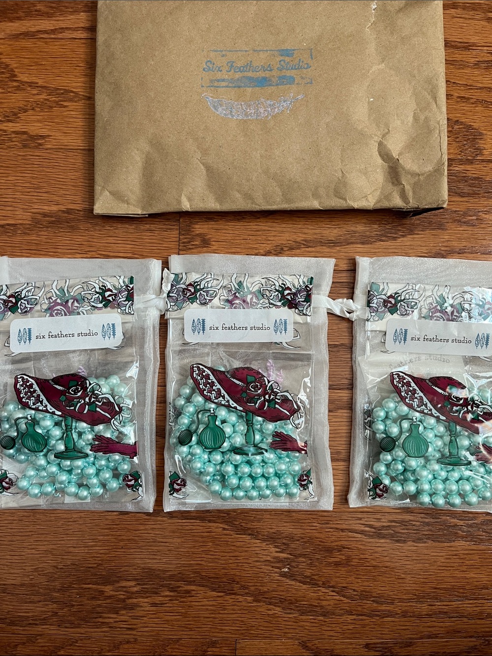 TEAL PEARLS - Pearl Necklaces (3)